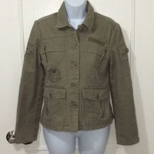 BCBG MaxAzria military jacket sz Sm
